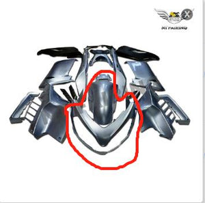 NT Europe ABS Plastics  Front Fairing +Front  fender Fit for Kawasaki 2008-2011 GTR1400/ZG1400