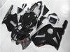 NT Europe ABS Plastics Glossy Black Fairing Fit for Kawasaki 2000-2001 ZX12R a007