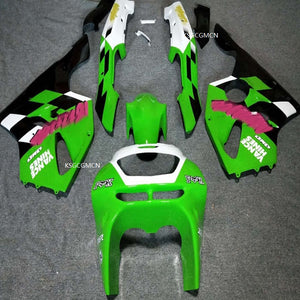 NT Europe ABS Plastics Glossy Black Fairing Fit for Kawasaki 1994-1997 ZX6R u005