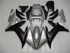 NT Europe Aftermarket Injection ABS Plastic Fairing Fit for Yamaha YZF R1 2002-2003 Silver Black