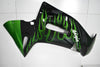 NT Europe Aftermarket ABS Plastic Fairing Fit for Kawasaki EX650R 2006-2010 Green Black N003