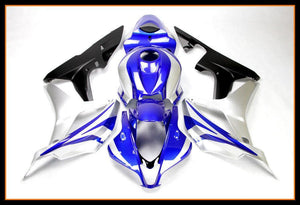 NT Europe Aftermarket Injection ABS Plastic Fairing Fit for Honda 2007 2008 CBR600RR CBR 600 RR Blue Silver Black N066