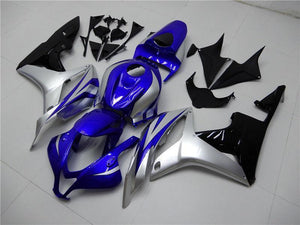 NT Europe Aftermarket Injection ABS Plastic Fairing Fit for Honda 2007 2008 CBR600RR CBR 600 RR Blue Silver Black