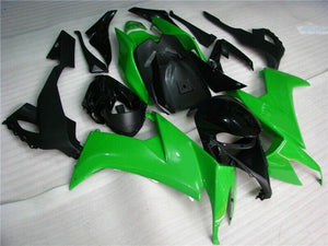 NT Europe Aftermarket Injection ABS Plastic Fairing Fit for Kawasaki ZX10R 2008-2010 Black Green N004