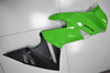 NT Europe Aftermarket ABS Plastic Fairing Fit for Kawasaki EX650R 2009-2011 Green Black N003