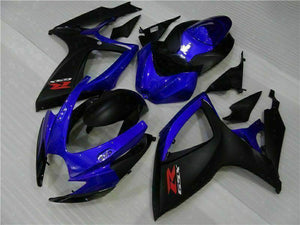 NT Europe Injection Blue Black Fairing Fit for Suzuki 2006 2007 GSXR 600 750 o084