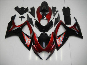 NT Europe Injection Red Black Fairing Fit for Suzuki 2006 2007 GSXR 600 750 k0103