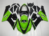 NT Europe Green Black Injection Molded Fairing Fit for Kawasaki 2005 2006 636 ZX6R ABS Set e04A