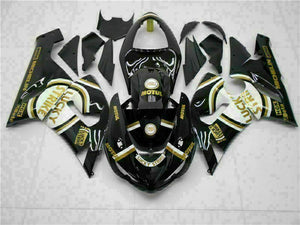 NT Europe Fit for Kawasaki Ninja 2005-2006 ZX6R 636 Black New Injection Fairing Kit t008-T