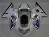 NT Europe Injection  White Silver Fairing Fit for Suzuki 2001-2003 GSXR 600 750 l075