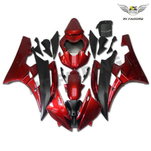 NT Europe Injection Mold Red Black ABS Fairing Fit for Yamaha 2006-2007 YZF R6
