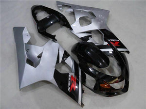 NT Europe Injection  Black Silver Fairing Fit for Suzuki 2004 2005 GSXR 600 750 l040