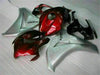 NT Europe Injection Mold Red Silver Fairing Fit for Honda Fireblade 2008 2009 2010 2011 CBR1000RR CBR 1000 RR v017
