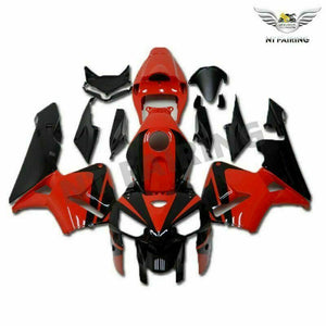 NT Europe Injection Red Black Fairing Fit for Honda 2005 2006 CBR600RR CBR 600 RR u096