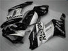NT Europe Repsol Injection Fairing Black Silvery Fit for Honda Fireblade 2004-2005 CBR 1000 RR CBR1000RR u076