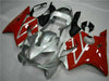 NT Europe Injection Red Silver Fairing Kit Fit for Honda 2001-2003 CBR600 F4I WTH u059