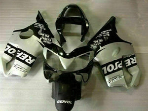 NT Europe Injection Black Silver Fairing Plastic Fit for Honda 2001-2003 CBR600 F4I u035
