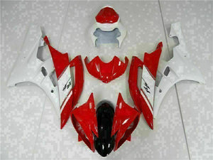 NT Europe Injection Red White ABS Set Fairing Fit for Yamaha 2006-2007 YZF R6 g056