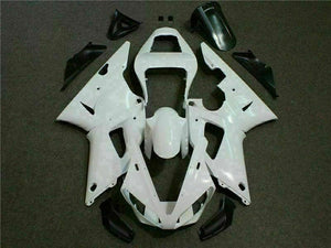 NT Europe Injection Mold Kit White Plastic Fairing Fit for Yamaha 2000-2001 YZF R1 f0B