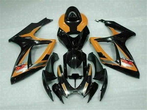 NT Europe Injection Black Orange Fairing Fit for Suzuki 2006 2007 GSXR 600 750 o067