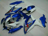 NT Europe Injection Kit Blue White Fairing Fit for Suzuki 2008-2010 GSXR 600 750
