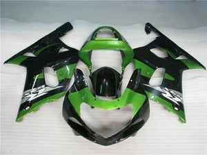 NT Europe Injection Green Black Fairing Fit for Suzuki 2001-2003 GSXR 600 750 k072