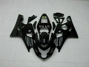 NT Europe Injection Kit Gloss Black Fairing Fit for Suzuki 2004 2005 GSXR 600 750 n09i
