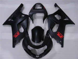 NT Europe Injection Mold  Black Fairing Fit for Suzuki 2001-2003 GSXR 600 750 k043