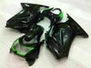 NT Europe Fit for Kawasaki 2008-2012 EX250 250R Plastic Black Injection Fairing t016-T