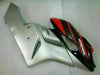 NT Europe Injection Fairing Red Silvery Fit for Honda Fireblade 2004-2005 CBR 1000 RR CBR1000RR u021