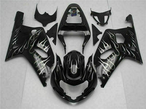 NT Europe Injection Mold Black Fairing Set Fit for Suzuki 2001-2003 GSXR 600 750 n078