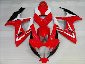 NT Europe Injection Red White Fairing Fit for Suzuki 2006 2007 GSXR 600 750 l090