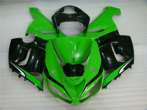 NT Europe Green White Black ABS Body Fairing Fit for Kawasaki 2005 2006 ZX6R 636 ABS Kit e06A