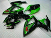 NT Europe Injection Black Green Fairing Fit for Suzuki 2006 2007 GSXR 600 750 o052