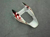 NT Europe Injection Red Flame White Fairing Fit for Honda Fireblade 2006 2007 CBR1000RR CBR 1000 RR l021