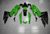 NT Europe Fit for Kawasaki Ninja 650R 2009-2011 ER6F Plastic Green Black Fairing t003