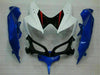 NT Europe Injection Kit Blue White Fairing Fit for Suzuki 2008-2010 GSXR 600 750