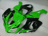 NT Europe Green White Black ABS Body Fairing Fit for Kawasaki 2005 2006 ZX6R 636 ABS Kit e06A