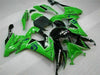 NT Europe Fit for Kawasaki 2008-2010 ZX10R ZX-10R ABS Green Black Injection Fairing t014-T