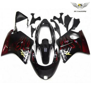 NT Europe Blackbird Injection  Fairing ABS Red Flame Fit for Honda 1996-2007 CBR1100XX u012
