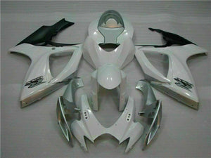 NT Europe Injection White Silver Fairing Fit for Suzuki 2006 2007 GSXR 600 750 o077