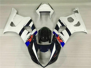 NT Europe Injection White Black Set Fairing Fit for Suzuki 2003-2004 GSXR 1000 n048