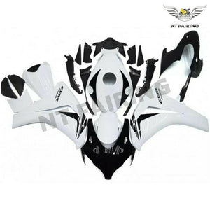 NT Europe Injection White Black Plastic Fairing Fit for Honda Fireblade 2008 2009 2010 2011 CBR1000RR CBR 1000 RR u081