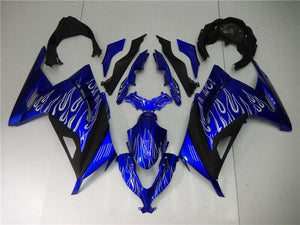 NT Europe Fit for Kawasaki Fairing Ninja 2013-2017 EX300 300 Blue Flame Injection a009
