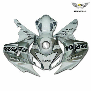NT Europe Repsol Injection Silver Plastic Fairing Fit for Honda Fireblade 2006 2007 CBR1000RR CBR 1000 RR