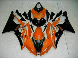 NT Europe Injection Mold Orange Black Fairing Fit for Yamaha 2008-2015 YZF R6 g020