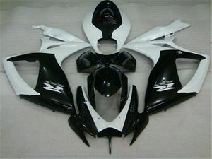 NT Europe Injection Black White Fairing Fit for Suzuki 2006 2007 GSXR 600 750 k050