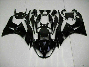 NT Europe Fit for Kawasaki 2009-2012 ZX6R Plastics Black Injection Fairing Kit s003
