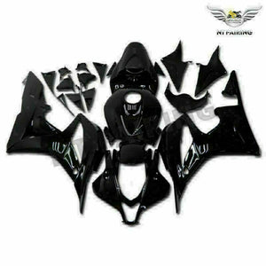 NT Europe Injection Mold Glossy Black Fairing Fit for Honda 2007 2008 CBR600RR CBR 600 RR v069