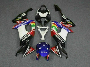 NT Europe Fit for Kawasaki 2008-2010 ZX10R ZX-10R ABS Blue Black Injection Fairing 002